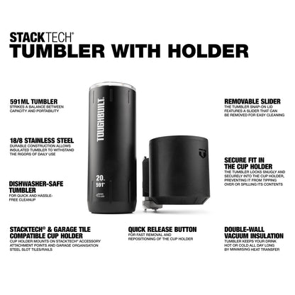 Tumbler + Cup Holder