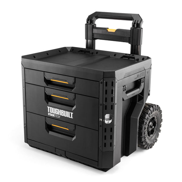 StackTech® 3-Drawer Rolling Locking Box