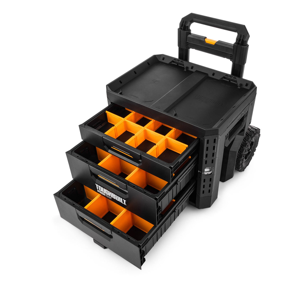 StackTech® 3-Drawer Rolling Locking Box