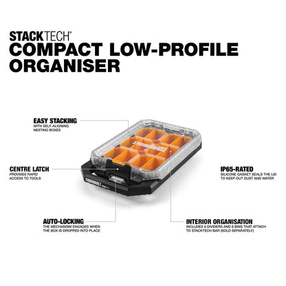 StackTech Compact Low-Profile Organiser