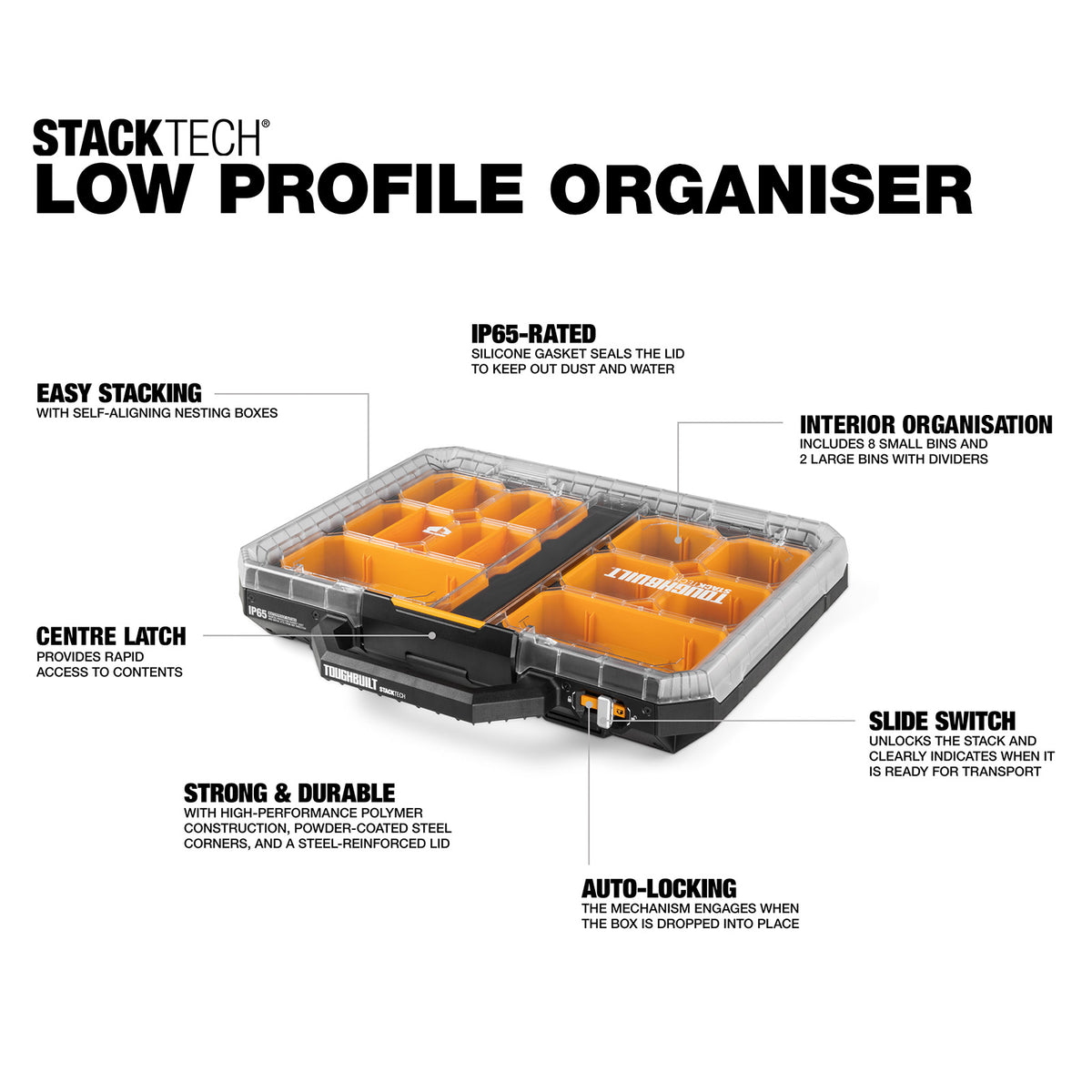 StackTech Low Profile Organiser