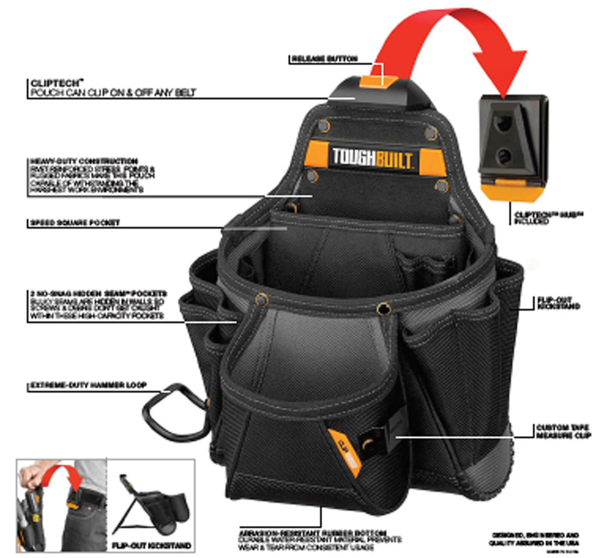Clip-Tech™ Contractor Pouch