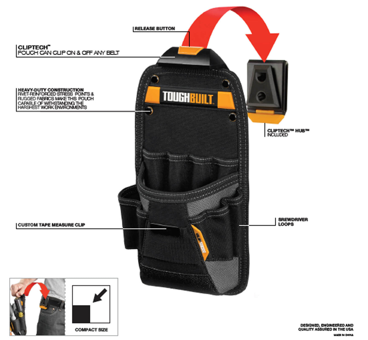 Clip-Tech™ Technician Pouch