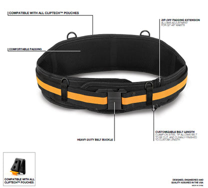 Padded Belt Heavy Duty Buckle