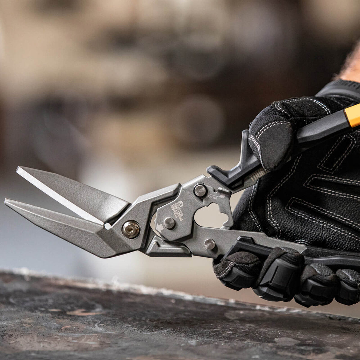 Straight Offset Long Cut Aviation Snips