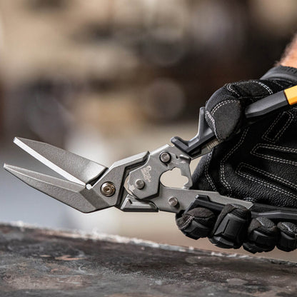 Straight Offset Long Cut Aviation Snips