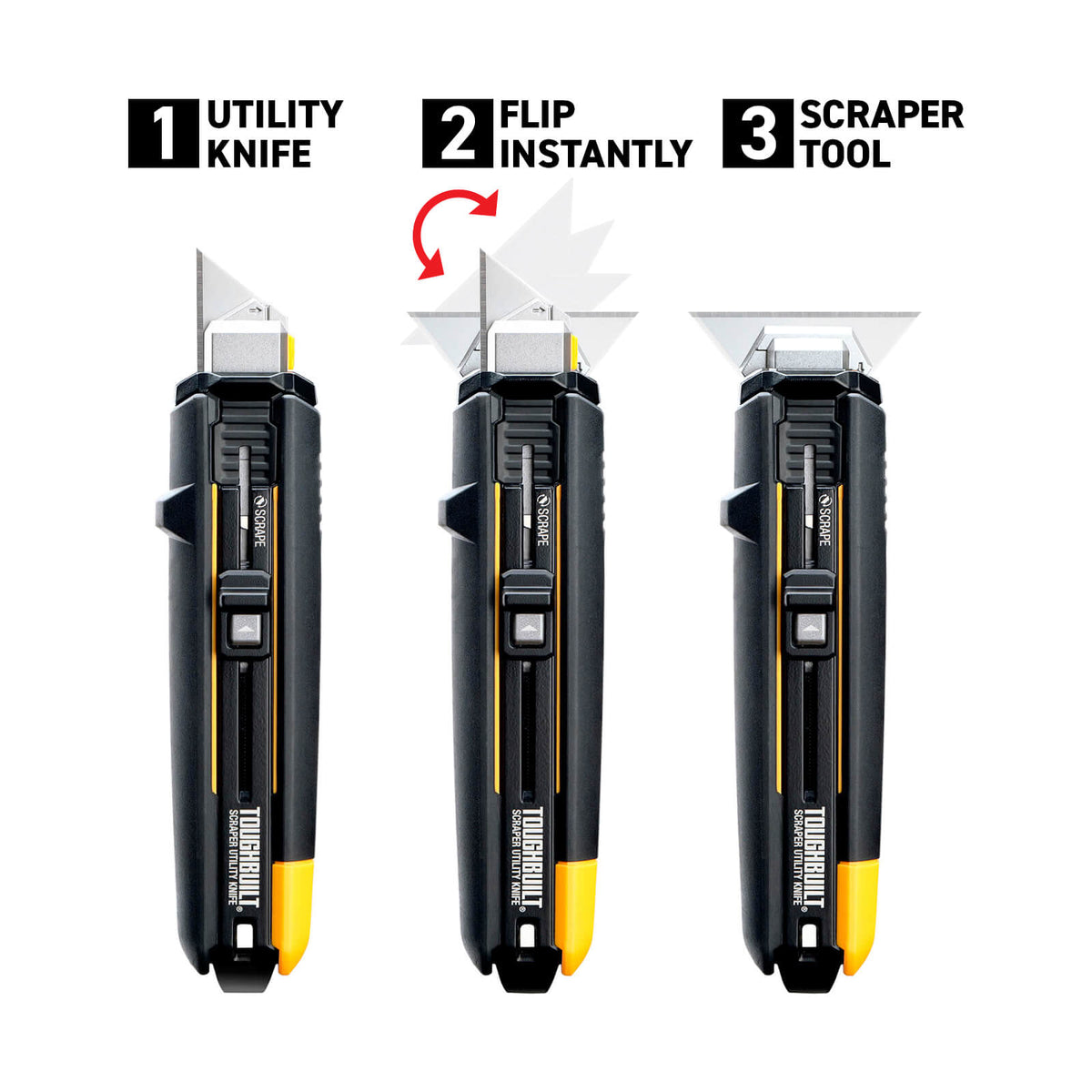 Scraper Utility Knife + 5 Blades